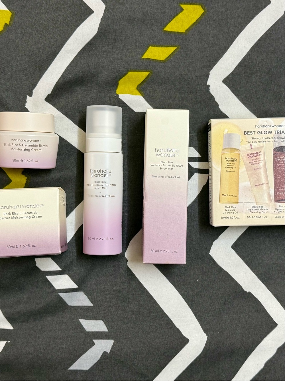Haruharu Moisturizing Cream, Serum Mist & Glow Trail Kit